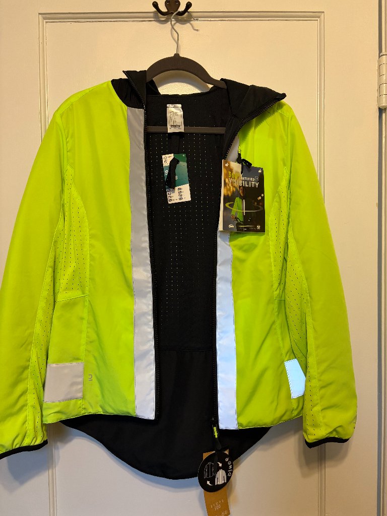 Nwt Decathlon Winter Weight Reflective Biking Jacket